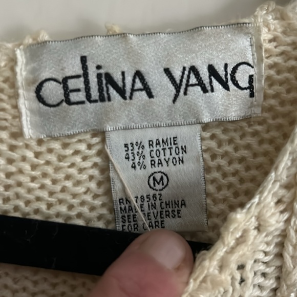 Celina yang me cream pull over sweater - Picture 5 of 5